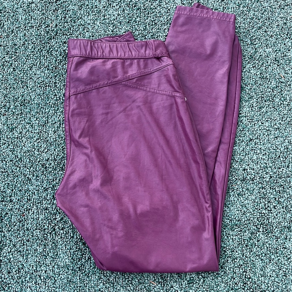 Faux Leather Pants